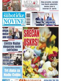 Nove Subotičke novine - broj 112, 19. apr 2019.