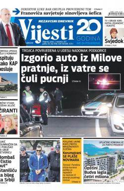 Vijesti - broj 7048, 3. nov 2017.