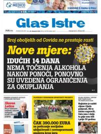 Glas Istre - broj 296, 26. okt 2020.