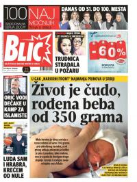 Blic - broj 7538, 8. feb 2018.