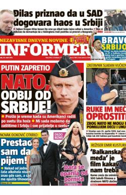 Informer - broj 2106, 26. mar 2019.