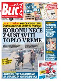 Blic - broj 8304, 2. apr 2020.