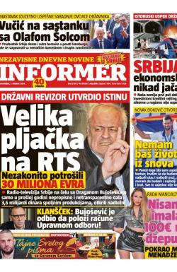 Informer - broj 3798, 7. okt 2024.