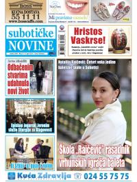 Nove Subotičke novine - broj 15, 10. apr 2015.