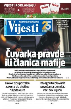 Vijesti - broj 8630, 19. apr 2022.