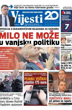 Vijesti - broj 7069, 24. nov 2017.