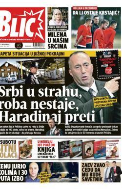 Blic - broj 7822, 23. nov 2018.