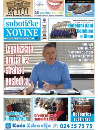 Nove Subotičke novine - broj 12, 20. mar 2015.