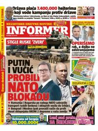 Informer - broj 2210, 29. jul 2019.