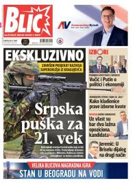 Blic - broj 7226, 27. mar 2017.