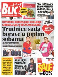 Blic - broj 7525, 26. jan 2018.