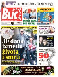 Blic - broj 6827, 15. feb 2016.