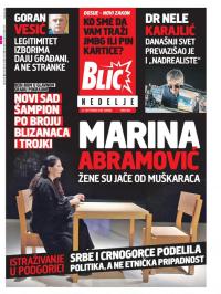 Blic - broj 8116, 22. sep 2019.