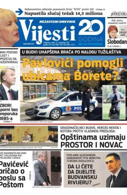 Vijesti - broj 7006, 22. sep 2017.