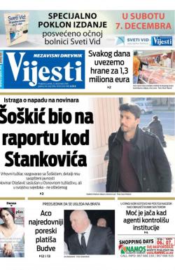 Vijesti - broj 7784, 6. dec 2019.