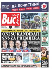 Blic - broj 8361, 8. jun 2020.