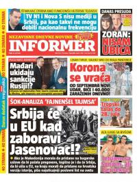 Informer - broj 3120, 22. jul 2022.