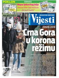 Vijesti - broj 7880, 14. mar 2020.