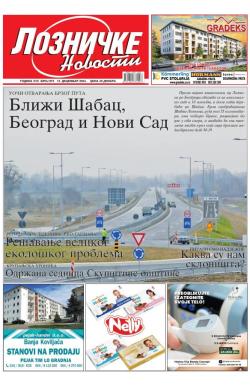 Lozničke novosti - broj 874, 13. dec 2024.