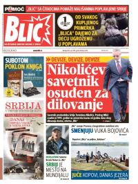 Blic - broj 6220, 8. jun 2014.