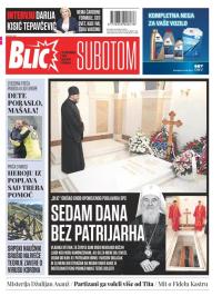 Blic - broj 8534, 28. nov 2020.