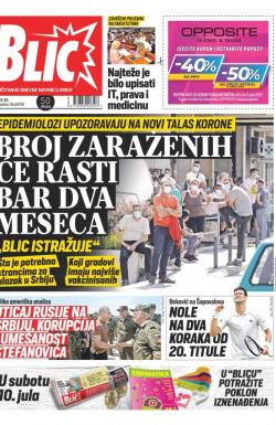 Blic - broj 8750, 9. jul 2021.