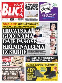 Blic - broj 8184, 29. nov 2019.