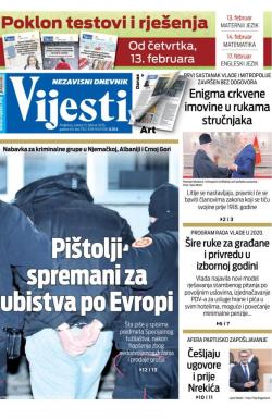 Vijesti - broj 7852, 15. feb 2020.