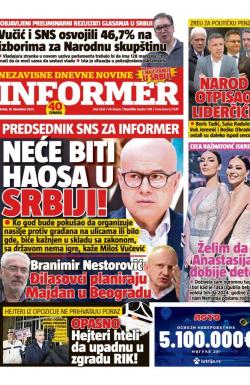 Informer - broj 3554, 19. dec 2023.