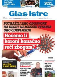 Glas Istre - broj 335, 5. dec 2020.