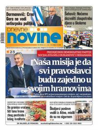 Dnevne novine - broj 2592, 30. jan 2020.