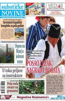 Nove Subotičke novine - broj 275, 1. jul 2022.