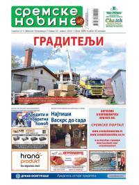 Sremske Novine - broj 3086, 22. apr 2020.