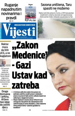 Vijesti - broj 7640, 16. jul 2019.