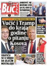 Blic - broj 7366, 17. avg 2017.