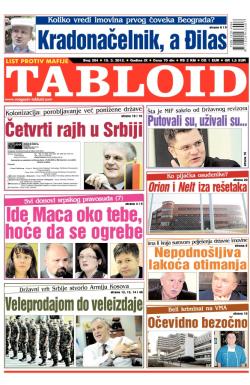 Tabloid - broj 254, 15. mar 2012.