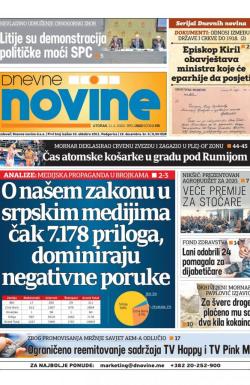 Dnevne novine - broj 2602, 11. feb 2020.