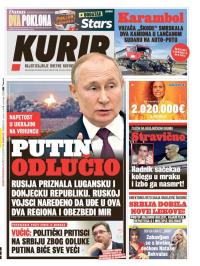 Kurir - broj 2879, 22. feb 2022.