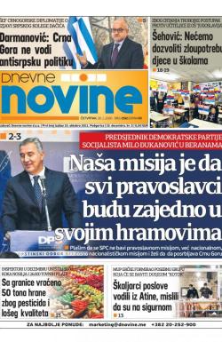 Dnevne novine - broj 2592, 30. jan 2020.