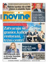 Dnevne novine - broj 2631, 16. mar 2020.