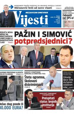 Vijesti - broj 6710, 25. nov 2016.