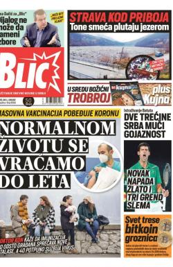 Blic - broj 8569, 4. jan 2021.