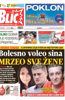 Blic - broj 6557, 18. maj 2015.