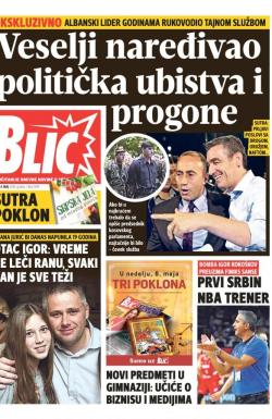 Blic - broj 7619, 4. maj 2018.