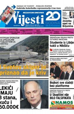 Vijesti - broj 6975, 22. avg 2017.