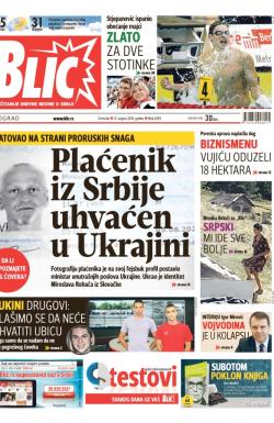 Blic - broj 6294, 21. avg 2014.