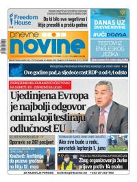 Dnevne novine - broj 2674, 7. maj 2020.