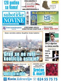 Nove Subotičke novine - broj 10, 8. mar 2013.