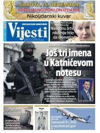 Vijesti - broj 7791, 13. dec 2019.