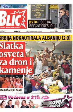 Blic - broj 6701, 9. okt 2015.